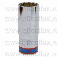 423024M Головка торцевая удлинённая двенадцатигранная 1/2", 24 мм.