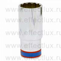 423026M Головка торцевая удлинённая двенадцатигранная 1/2", 26 мм.