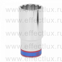 423028M Головка торцевая удлинённая двенадцатигранная 1/2", 28 мм.