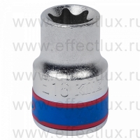437516M Головка торцевая TORX® Е-стандарт 1/2", E16, L = 37 мм.
