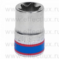 437520M Головка торцевая TORX® Е-стандарт 1/2", E20, L = 39 мм.