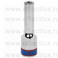 427512M Головка торцевая TORX Е-стандарт 1/2", E12, L = 77 мм.