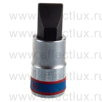 402216 Торцевая головка 1/2" с отвёрточной вставкой Slotted, 16х2,5 мм., L = 60 мм.