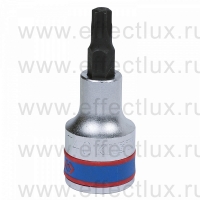 402340 Торцевая головка 1/2" с отвёрточной вставкой для винтов с внутренним Torx профилем, T40, L = 60 мм.