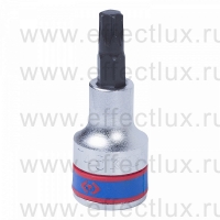 402345 Торцевая головка 1/2" с отвёрточной вставкой для винтов с внутренним Torx профилем, T45, L = 60 мм.