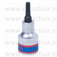 402505 Головка торцевая 1/2", с отвёрточной вставкой Hex, 5 мм, L = 60 мм.