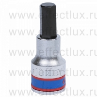 402510 Головка торцевая 1/2", с отвёрточной вставкой Hex, 10 мм, L = 60 мм.