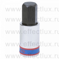 402517 Головка торцевая 1/2", с отвёрточной вставкой Hex, 17 мм, L = 66 мм.