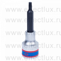 403325 Торцевая головка 1/2" с отвёрточной вставкой для винтов с внутренним Torx профилем, T25, L = 80 мм.