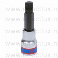 403612 Торцевая головка 1/2", с отвёрточной вставкой для винтов с внутренним Spline профилем, M12, L = 80 мм.