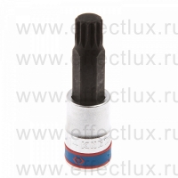 403614 Торцевая головка 1/2", с отвёрточной вставкой для винтов с внутренним Spline профилем, M14, L = 80 мм.