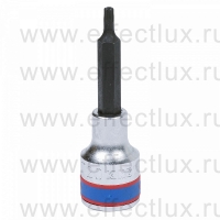 403720 Торцевая головка 1/2", с отвёрточной вставкой для винтов с внутренним TORX® профилем с отверстием, T20, L = 80 мм.