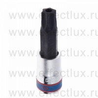 403760 Торцевая головка 1/2", с отвёрточной вставкой для винтов с внутренним TORX® профилем с отверстием, T60, L = 80 мм.