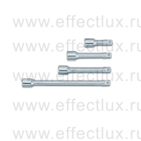 4104PR Набор удлинителей 1/2", 75, 125, 150, 250 мм., 4 предмета
