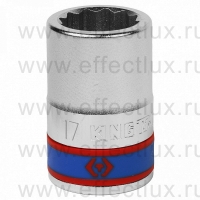 633017M Головка торцевая стандартная двенадцатигранная 3/4", 17 мм.