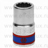 633023M Головка торцевая стандартная двенадцатигранная 3/4", 23 мм.