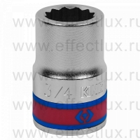 633024S Головка торцевая стандартная двенадцатигранная 3/4", 3/4", дюймовая