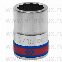 633030S Головка торцевая стандартная двенадцатигранная 3/4", 15/16", дюймовая