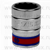 633034S Головка торцевая стандартная двенадцатигранная 3/4", 1.1/16", дюймовая
