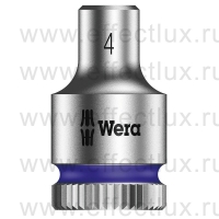 WERA 8790 HMA Торцевая головка Zyklop 1/4", размер: 4 мм. WE-003501