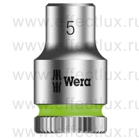 WERA 8790 HMA Торцевая головка Zyklop 1/4", размер: 5 мм. WE-003503