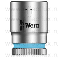 WERA 8790 HMA Торцевая головка Zyklop 1/4", размер: 11 мм. WE-003510