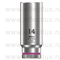 WERA 8790 HMA Deep Торцевая головка 1/4" удлинённая, размер: 14 мм. WE-004511