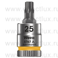 WERA 8767 A TORX® Торцевая головка с отвёрточной вставкой Zyklop с приводом 1/4", размер: TX 25 WE-003392