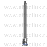 WERA 8767 A HF TORX® Торцевая головка с отвёрточной вставкой Zyklop с приводом 1/4", с фиксирующей функцией, размер: TX 27х100 мм. WE-003368