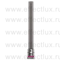 WERA 8740 A HF Торцевая головка для винтов с внутренним шестигранником Zyklop с приводом 1/4", с фиксирующей функцией, размер: 8 мм.х100 мм. WE-003340
