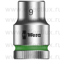 WERA 8790 HMB Торцевая головка Zyklop 3/8", размер: 9 мм. WE-003554