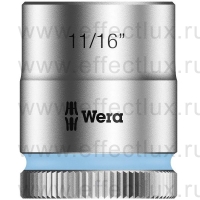 WERA 8790 HMB Торцевая головка Zyklop 3/8", размер: 11/16" WE-003577