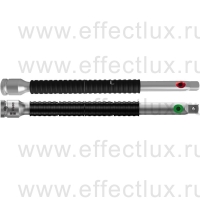 WERA 8796 LB Zyklop Удлинитель со стопором "flexible-lock" и гильзой свободного хода, 3/8" x 200 мм. WE-003592
