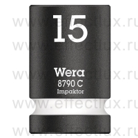 WERA 8790 C Impaktor Ударная шестигранная торцевая головка 1/2", размер: 15 мм. WE-004572