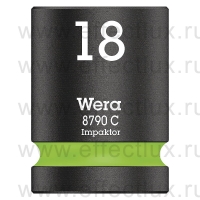 WERA 8790 C Impaktor Ударная шестигранная торцевая головка 1/2", размер: 18 мм. WE-004575