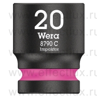 WERA 8790 C Impaktor Ударная шестигранная торцевая головка 1/2", размер: 20 мм. WE-004577