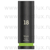 WERA 8790 C Impaktor Deep Удлинённая ударная шестигранная торцовая головка 1/2", размер: 18 мм. WE-004835