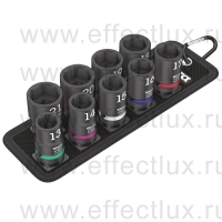 WERA Belt C Impaktor 1 Набор торцовых головок, 1/2", 13-21 мм., 10 предметов, WE-004580
