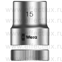 WERA 8790 HMC Торцевая головка Zyklop 1/2", размер: 15 мм. WE-003606