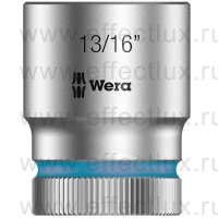 WERA 8790 HMC Торцевая головка Zyklop 1/2", размер: 13/16" WE-003627