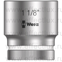 WERA 8790 HMC Торцевая головка Zyklop 1/2", размер: 1.1/8" WE-003633