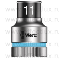 WERA 8790 HMC HF Торцевая головка для трещотки Zyklop 1/2", с фиксирующей функцией, размер: 11 мм. WE-003731