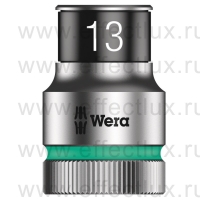 WERA 8790 HMC HF Торцевая головка для трещотки Zyklop 1/2", с фиксирующей функцией, размер: 13 мм. WE-003733
