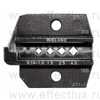 RENNSTEIG Плашка обжимная для соединителя Wieland 624 071-1 3 0