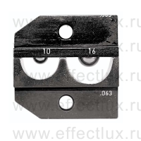 RENNSTEIG Плашка обжимная 12.63 для изолированных соединителей RE-62406330 / 624 063 3 0