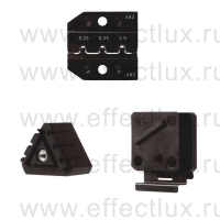 RENNSTEIG Обжимная плашка, опора контакта и упор для проволоки для скрученных и штампованных контактов 12.682 RE-6246823012 / 624 682 3 012