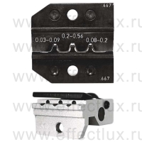 RENNSTEIG Обжимная плашка, и приёмник контактов для скрученных и штампованных контактов 12.667 RE-624667301 / 624 667 3 01 