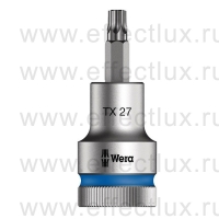 WERA 8767 C HF TORX® Торцевая головка с отвёрточной вставкой с приводом 1/2", с фиксирующей функцией, размер: TX27х60 мм. WE-003832