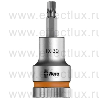 WERA 8767 C HF TORX® Торцевая головка с отвёрточной вставкой с приводом 1/2", с фиксирующей функцией, размер: TX30х60 мм. WE-003833