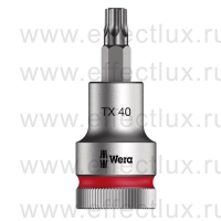 WERA 8767 C HF TORX® Торцевая головка с отвёрточной вставкой с приводом 1/2", с фиксирующей функцией, размер: TX40х60 мм. WE-003834